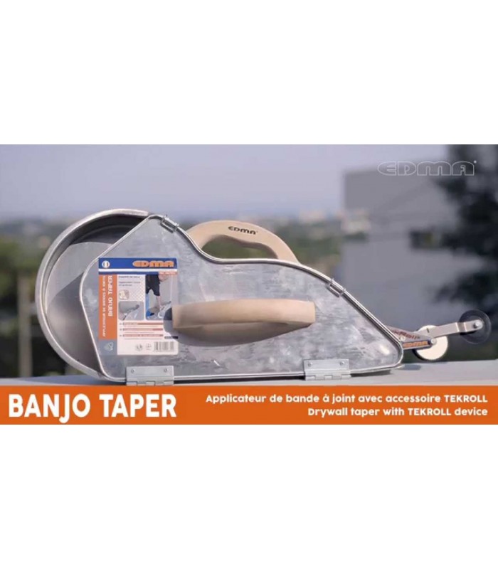 BANJO TAPER II - Applicateur de bande à joint avec accessoire TEK ROLL -  EDMA